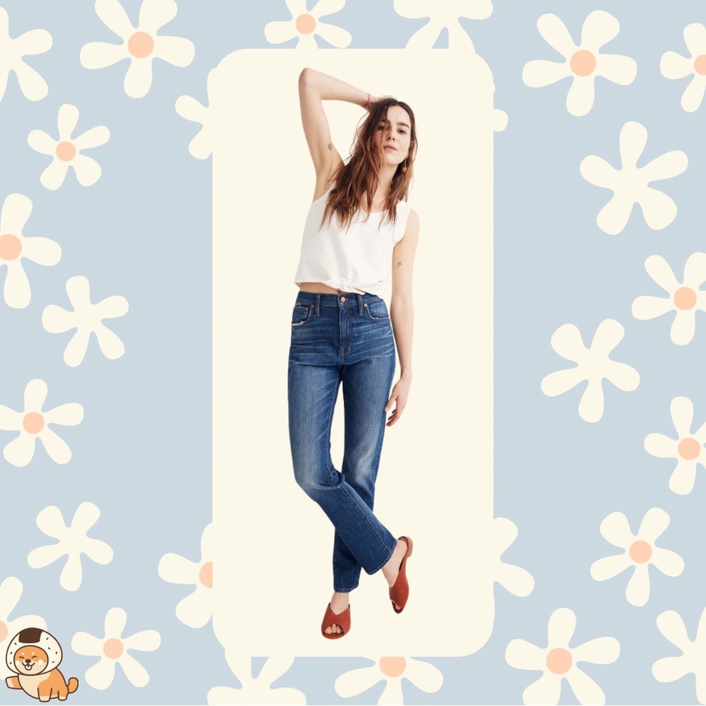 Madewell The High-Rise Slim Boyjean, Milton Wash, Sz 26